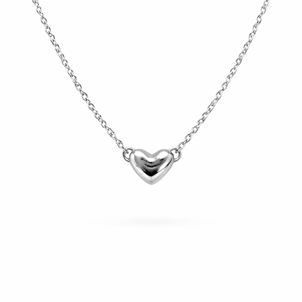 S925 | Sterling Silver | Puffy Heart Chain